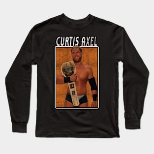 Vintage Wwe Curtis Axel Long Sleeve T-Shirt